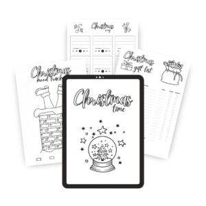 Christmas Bullet Journal printable digital