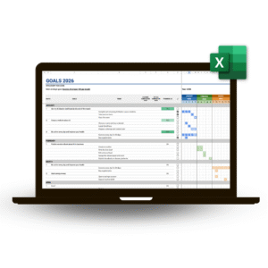 Goals and task_Google Sheet Templates_Space for plans